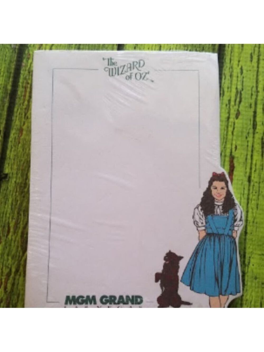 Wizard of Oz MGM Grand Dorothy & Toto Notepad